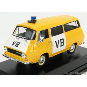   Abrex - Skoda 1203 Minibus Vb Communist Police Czechoslovak 1974 Yellow White