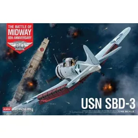   Academy - Usn Sbd-3 "Battle Of Midway" repülő makett