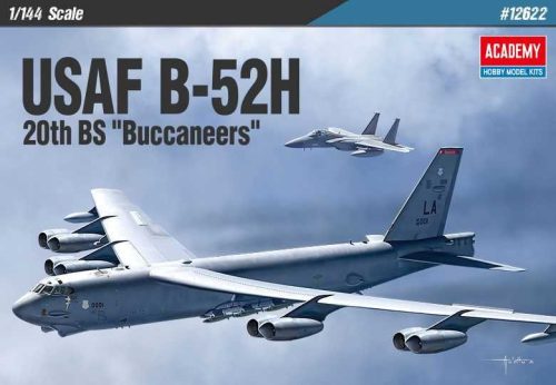 Academy - Plastikový model letadla 1/144 USAF B-52H 20th BS „Buccaneers“ - Academy