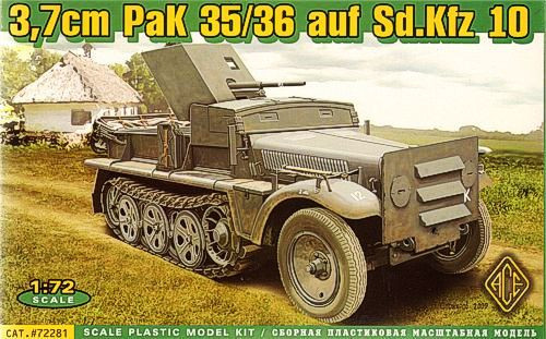 Ace - 37 mm PaK 35/36 auf Sd.Kfz 10