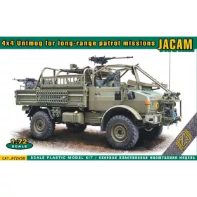   ACE - 4x4 Unimog for long-range Patrol Missions JACAM harcjármű makett