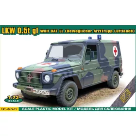 ACE - LKW 0.5t GL Wolf BAT LL harcjármű makett
