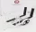 Acmemodels - ACCESSORIES CARRELLO TRASPORTO AUTO 2-ASSI - CAR TRANSPORTER TRAILER - CAR NOT INCLUDED WHITE BLACK