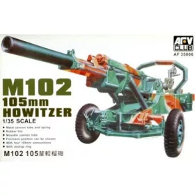AFV-Club - M102 105mm Howitzer harcjármű makett
