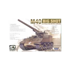   AFV-Club - M40  Big Shot  155mm Gun Motor Carriage harcjármű makett