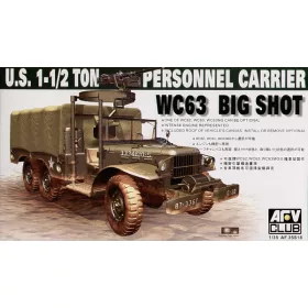  AFV-Club - U.S. 1  ton Personnel Carrier WC63  Big Shot harcjármű makett