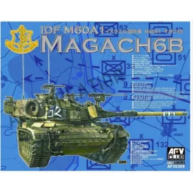 AFV-Club - IDF M60A1 MAGACH 6 BAT tank makett