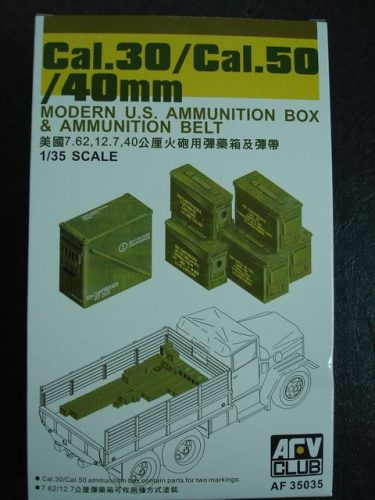 Afv-Club - CAL.30/ CAL.50/ 40 mm AMMO BOXES