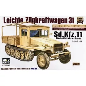   AFV-Club - Sd.Kfz. 11 leichter Zugkraftwagen 3t.  late harcjármű makett