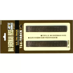 AFV-Club - M4 Sherman HVSS T66 Tracks - Gummiketten