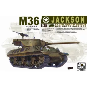 AFV-Club - M36 Tank Destroyer  Jackson tank makett