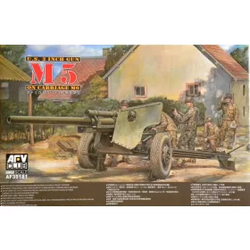   AFV-Club - U.S. 3 inch Gun M5 on carriage M6 harcjármű makett