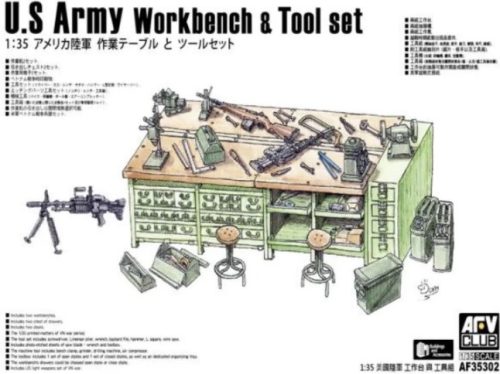 Afv-Club - US Army Workbench Amp Tool Set