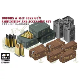 AFV-Club - Bofors   M42 40mm Gun Ammo   Accessory Set