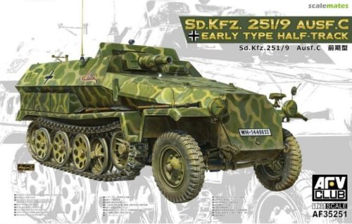Afv-Club - Sd.Kfz.251/9/Ausf,C Early Type Half-Trac