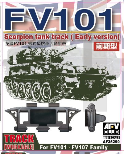 Afv-Club - Scorpion/scimitar CVR Family Workable tr track (early type)