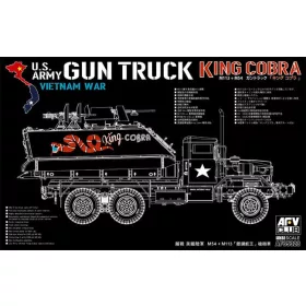   AFV-Club - Vietnam war Gun Truck  King COBRA harcjármű makett