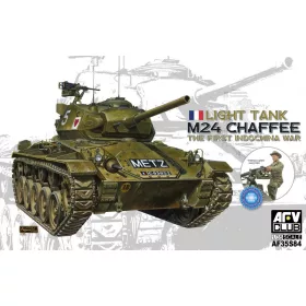   Afv-Club - M24 Chaffee Light Tank the First Indochi tank makett