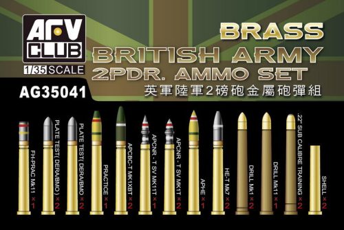 Afv-Club - British Army 2PDR Ammo Brass Set