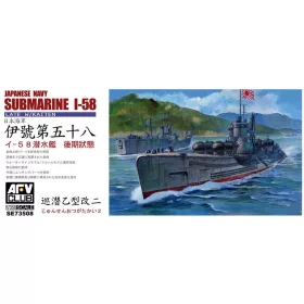   Afv-Club - Japanese Navy I-58 Submarine Late Type tengeralattjáró makett