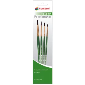 Humbrol - Coloro Pinsel-Set (Gr  en 00  1  4   8)