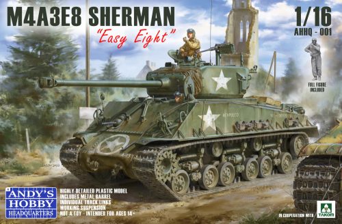 Andys HHQ - AHHQ-001 M4A3E Sherman "Easy Eight" (1:16)
