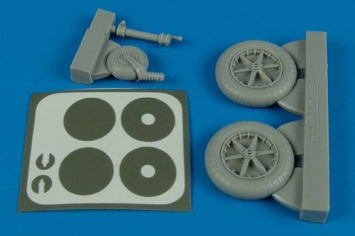 Aires - Bf 109F wheels & masks for Trumpeter