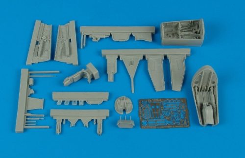 Aires - He 162A Cockpit Set And Wheel Bay for Tamiya