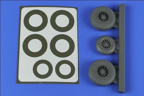 Aires - B-26K Invader wheels & paint masks late