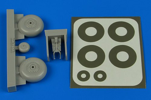 Aires - Wellington wheels & Paint masks (early) for Airfix