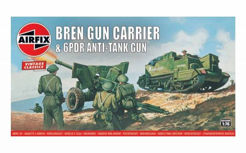 Airfix - Bren Gun Carrier& 6 Pdr At Gun Vintage Classics