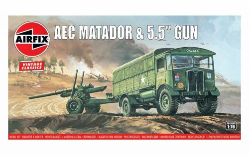 Airfix - AEC Matador & 5.5inch Gun,Vintage Classics