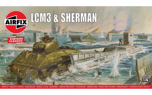 Airfix - Lcm3 & Sherman Tank