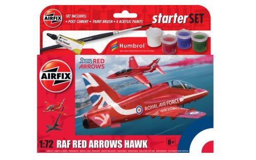 Airfix - Small Beginners Set Red Arrows Hawk