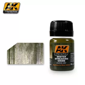   AK-Interactive - AK014 STREAKING GRIME FOR WINTER VEHICLES  - Weathering Products (35 ml)