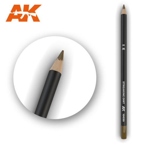 AK Interactive - Watercolor Pencil Streaking Dirt