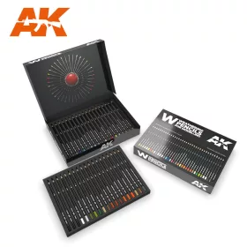   AK Interactive - Weathering Pencils Deluxe Edition Box (37 Waterperncil Colors)