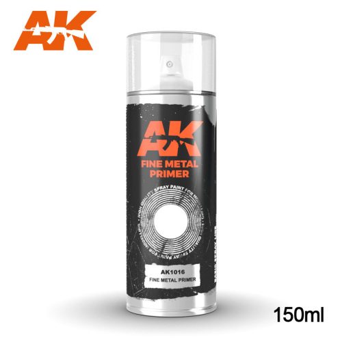 AK Interactive - Fine Metal Primer - Spray 150Ml