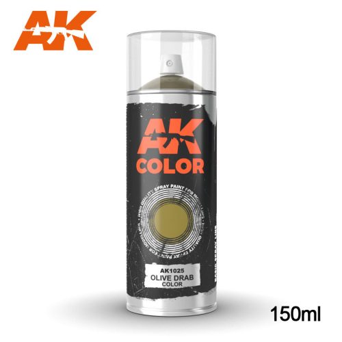 AK Interactive - Olive Drab Color - Spray 150Ml