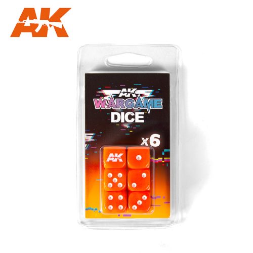 AK Interactive - Set 6 Dices (Orange)