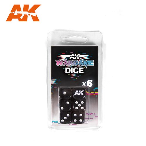 AK Interactive - Set 6 Dices (Black)