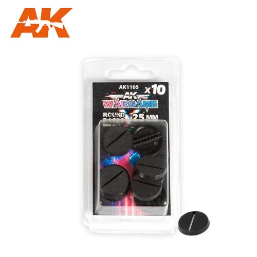 AK Interactive - Round Base With Lip 25Mm