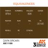 AK Interactive - Dark Brown 17ml