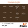 AK Interactive - Leather Brown 17ml