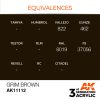AK Interactive - Grim Brown 17ml