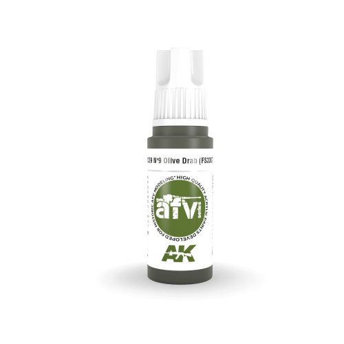 AK Interactive - Nº9 Olive Drab (Fs33070)