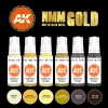 Ak Interactive - Nmm (Non Metallic Metal) Gold Set
