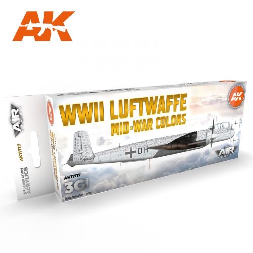 AK Interactive - WWII Luftwaffe Mid-War Colors SET 3G