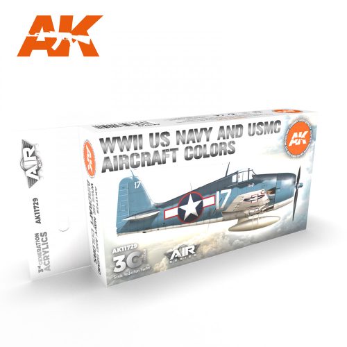 AK Interactive - WWII US Navy & USMC Aircraft Colors SET 3G