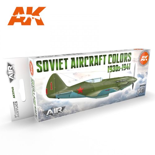 AK Interactive - Soviet Aircraft Colors 1930s-1941 SET 3G